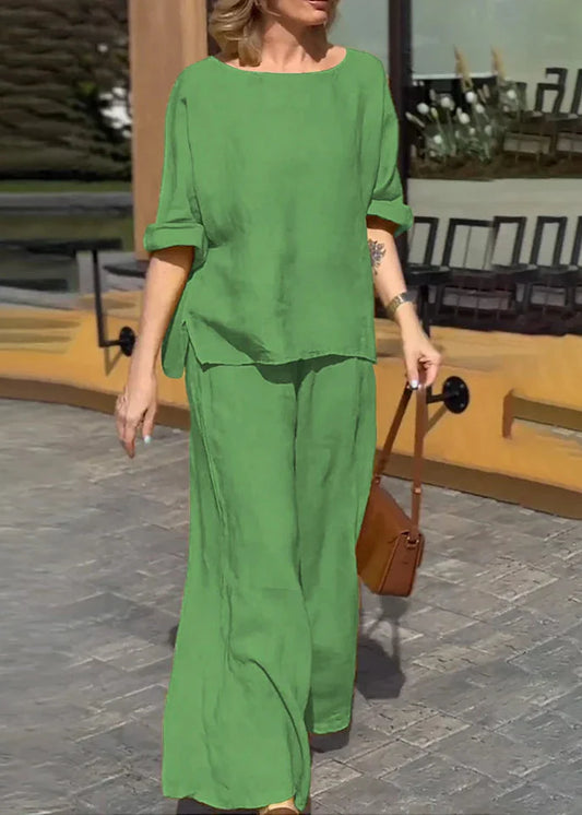 Ērts divdaļīgs vasaras kostīms