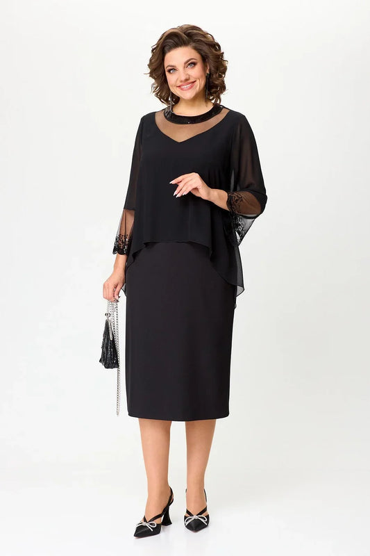 Melna, krāšņa un eleganta kleita