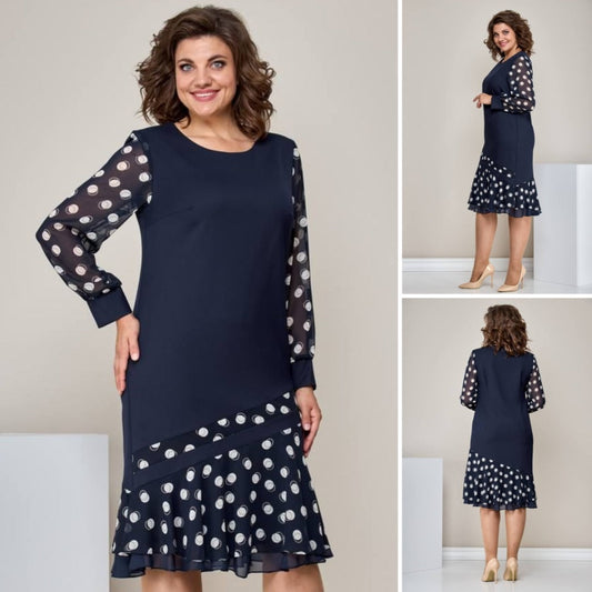 Eleganta kleita ar ekskluzīvām piedurknēm