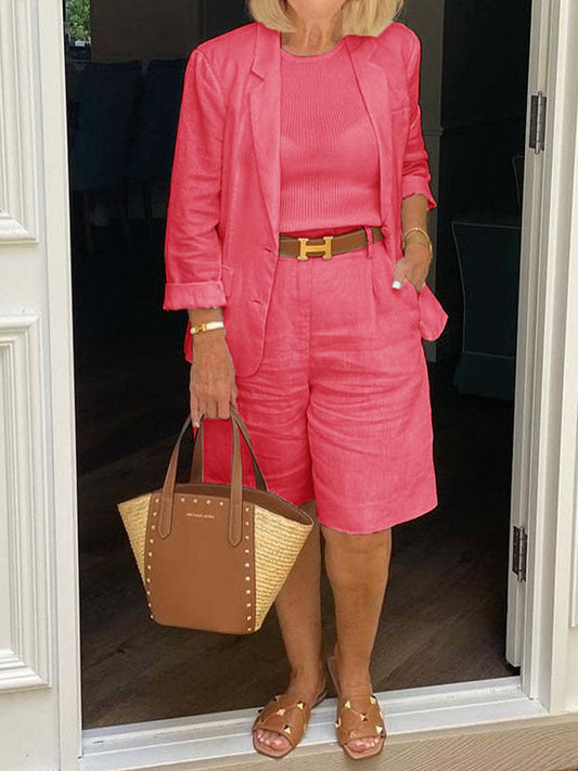 Kokvilnas divdaļīgs brīvdienu kostīms