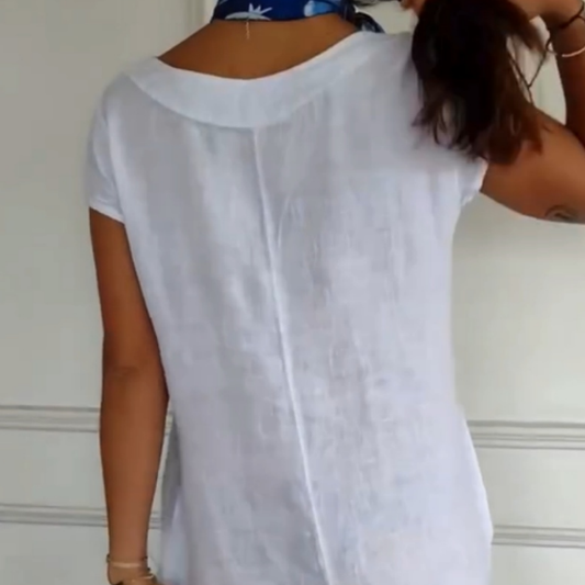 Sieviešu vasaras kleita ar īsām piedurknēm