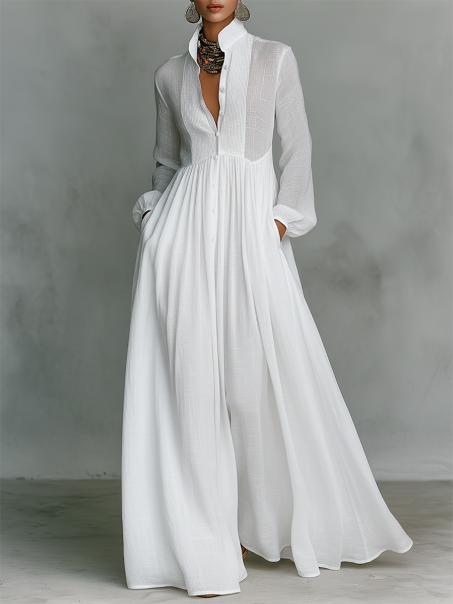 Eleganta, romantiska maksi kleita