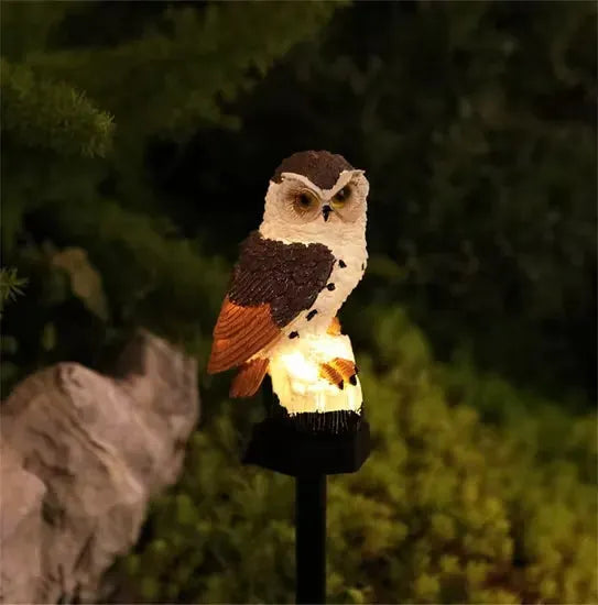 Ūdensizturīga saules enerģijas pūces lampa