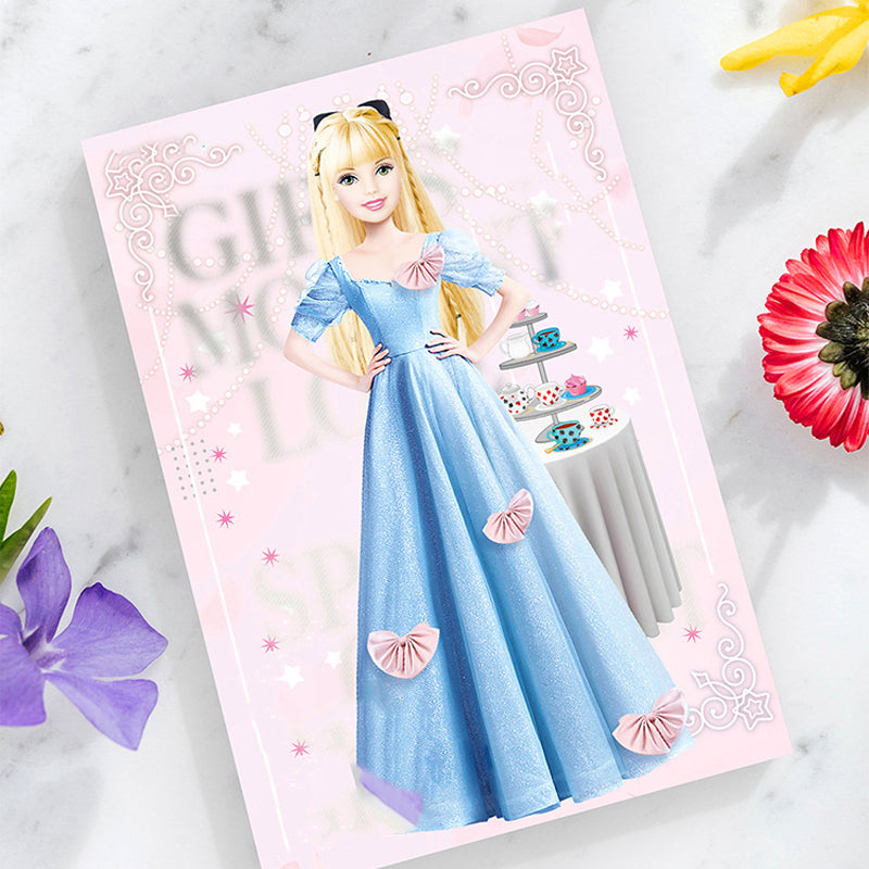 Magnetiskā papīra lelle princesei tērpt👸