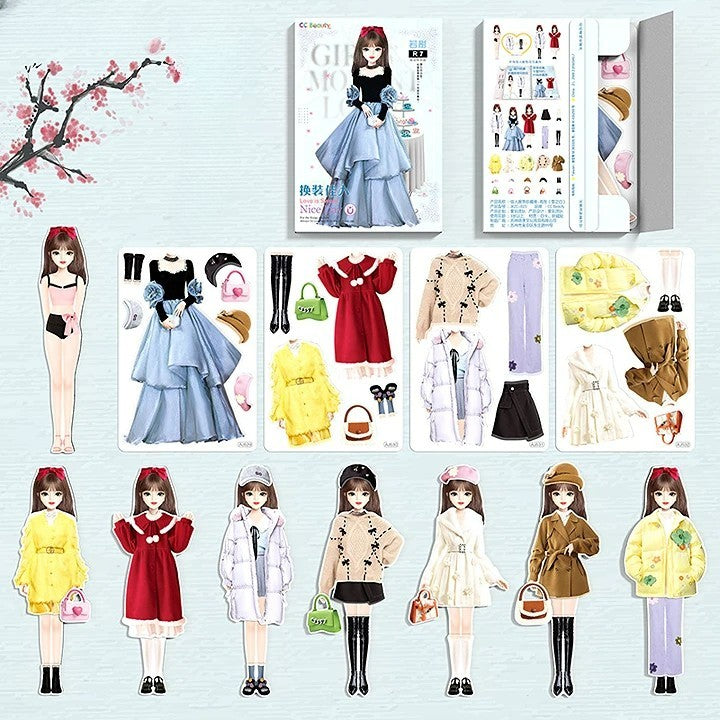 Magnetiskā papīra lelle princesei tērpt👸