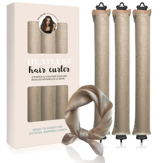 Satinēta matu lokņu komplekts