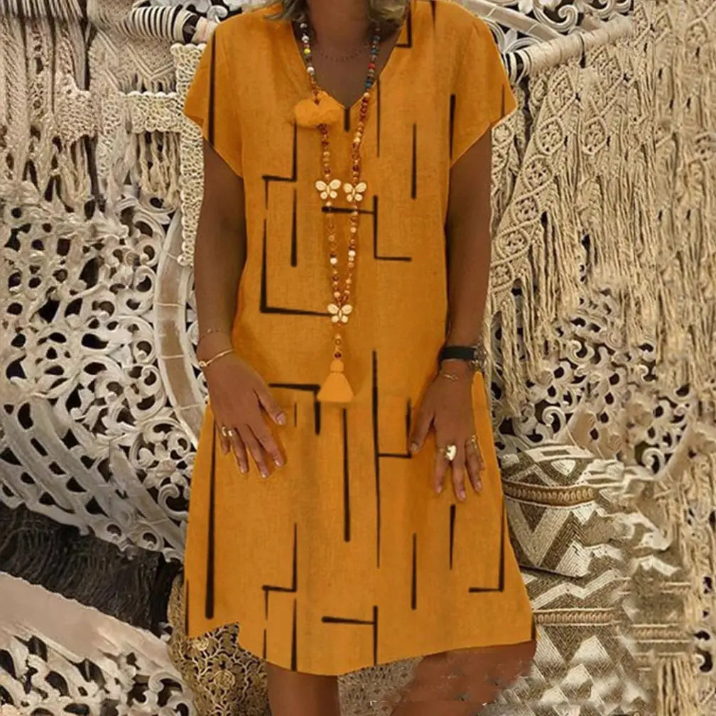 Ērta kokvilnas kleita