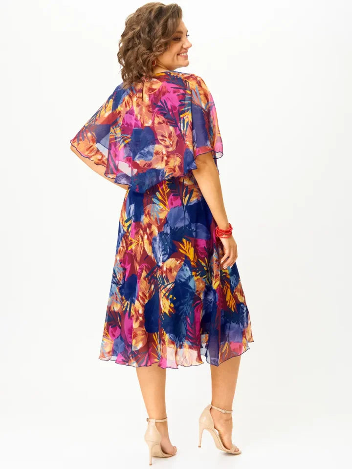 Krāsaina vasaras sieviešu kleita