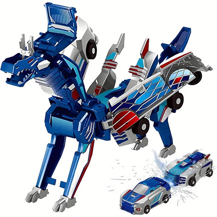 Transformer 2 in 1: dinozaurs un sacīkšu auto bērniem