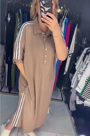 Brīva t-krekla tipa kleita