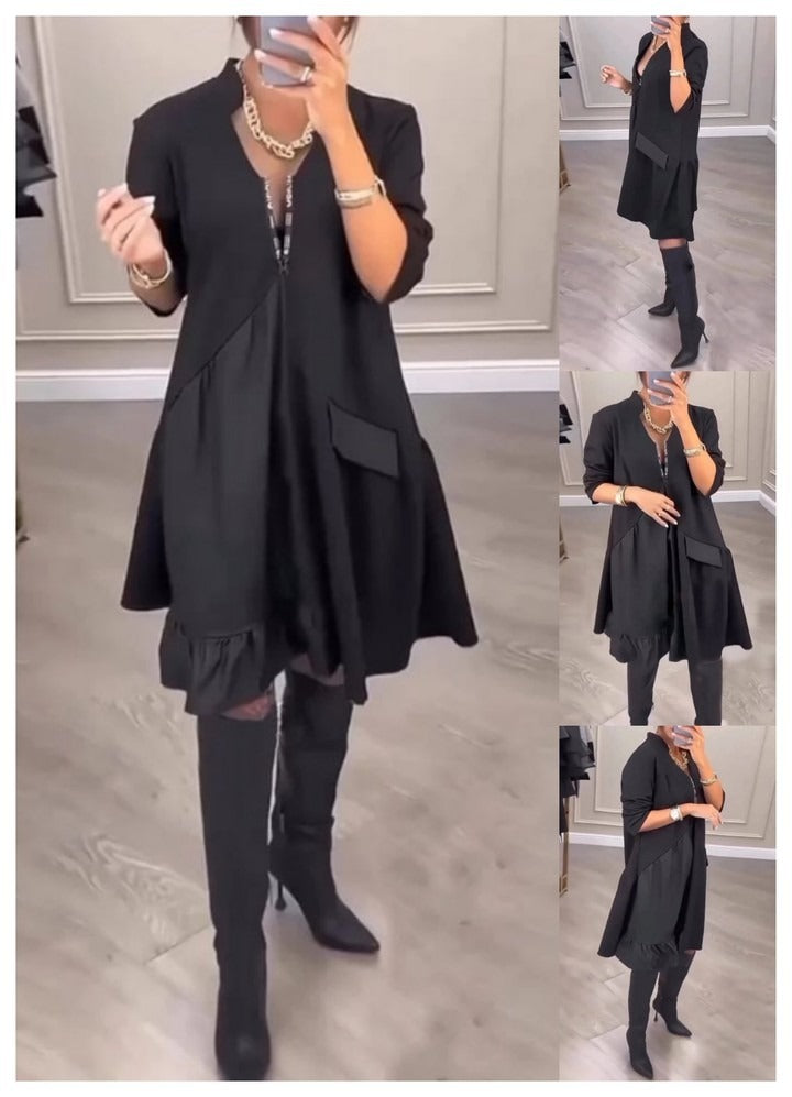 Kleita ar V veida izgriezumu