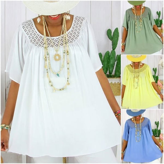 Sieviešu blūze ar mežģīnēm