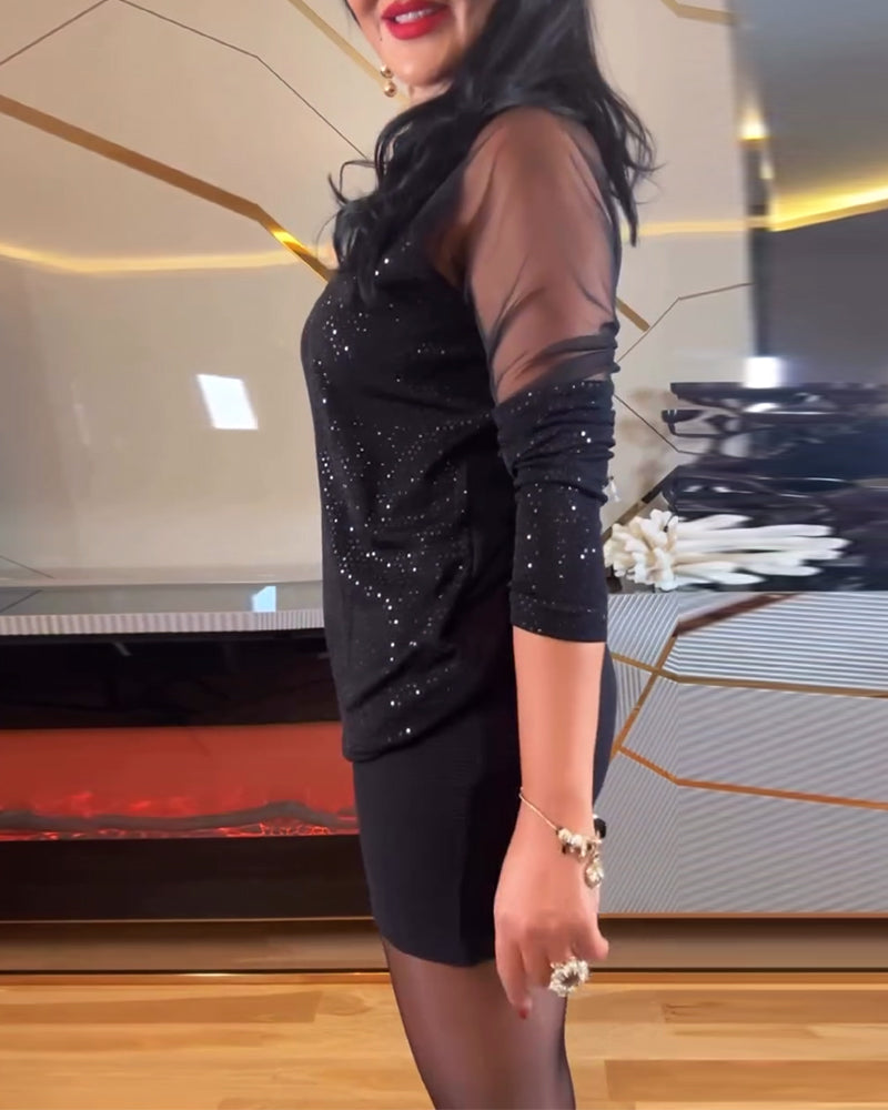 Spectacular kleita ar fliteriem