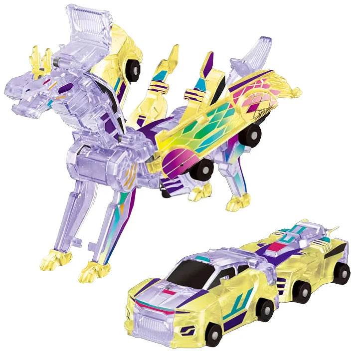 Transformer 2 in 1: dinozaurs un sacīkšu auto bērniem