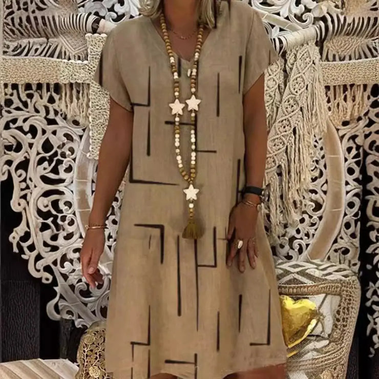Ērta kokvilnas kleita