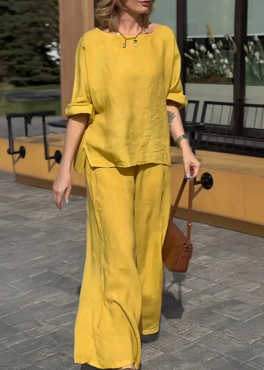 Ērts divdaļīgs vasaras kostīms