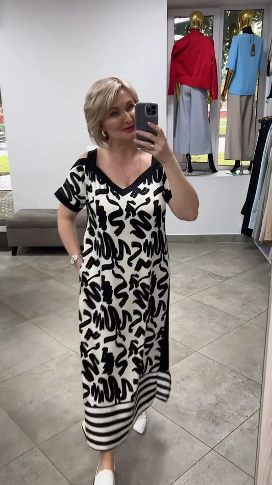 Eleganta un ērta kleita ar atklātiem pleciem