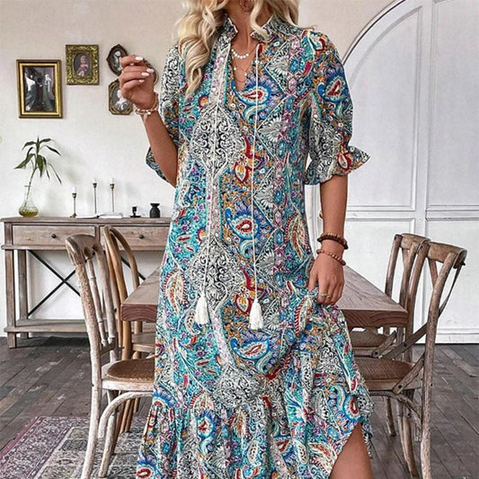 Skaista raksta kleita