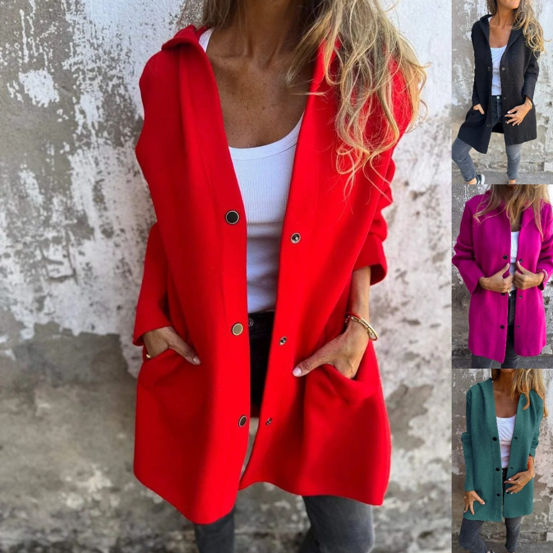 Sieviešu jaka ar kapuci