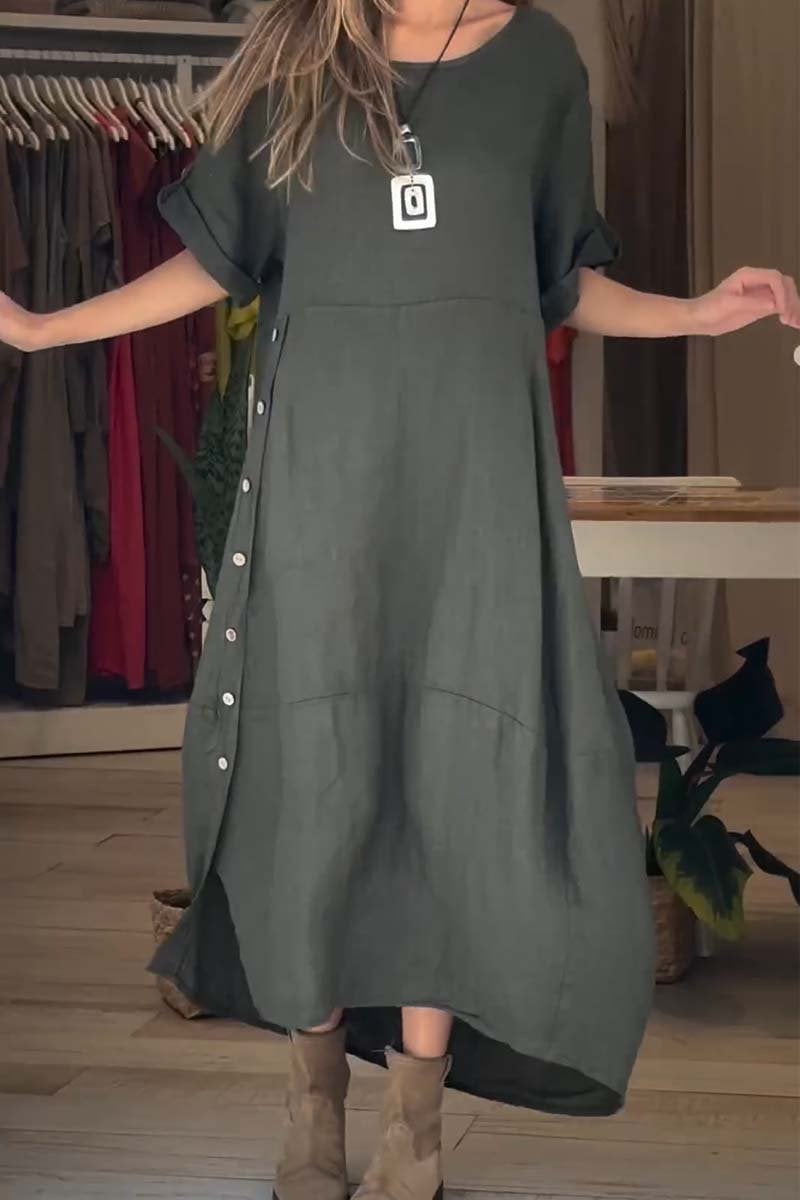 Brīvi krītoša ērta kleita