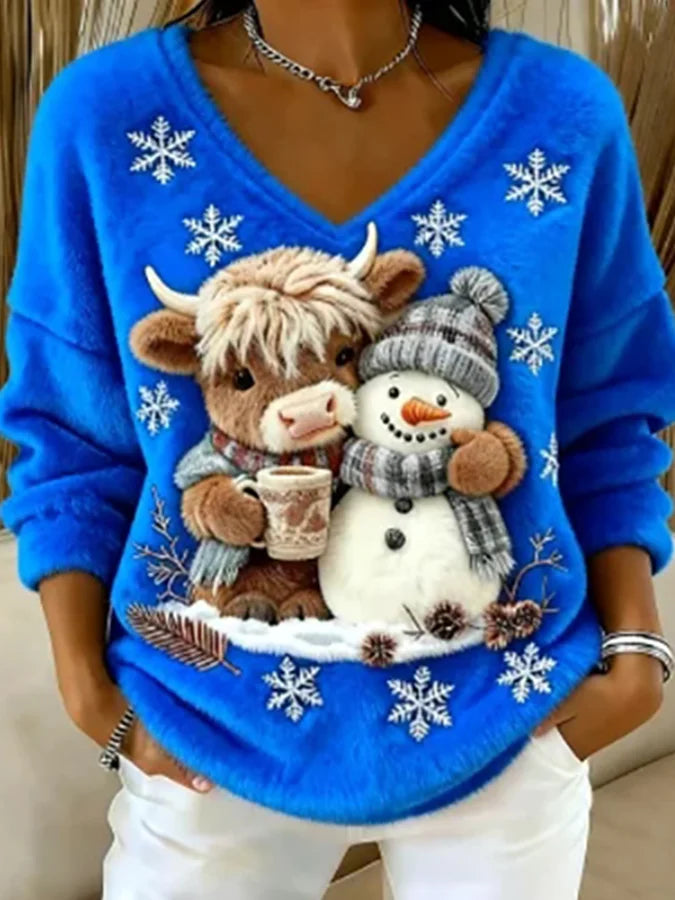 Ziemassvētku džemperis sievietēm