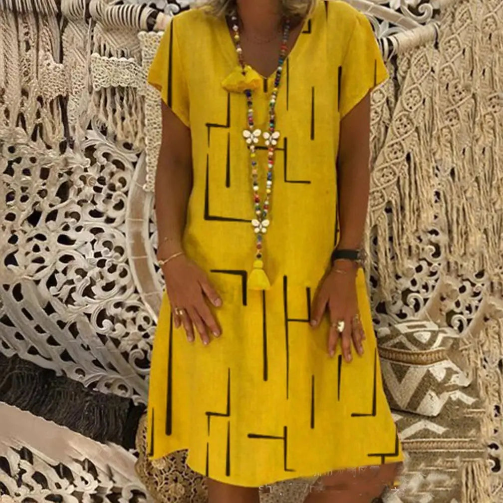 Ērta kokvilnas kleita