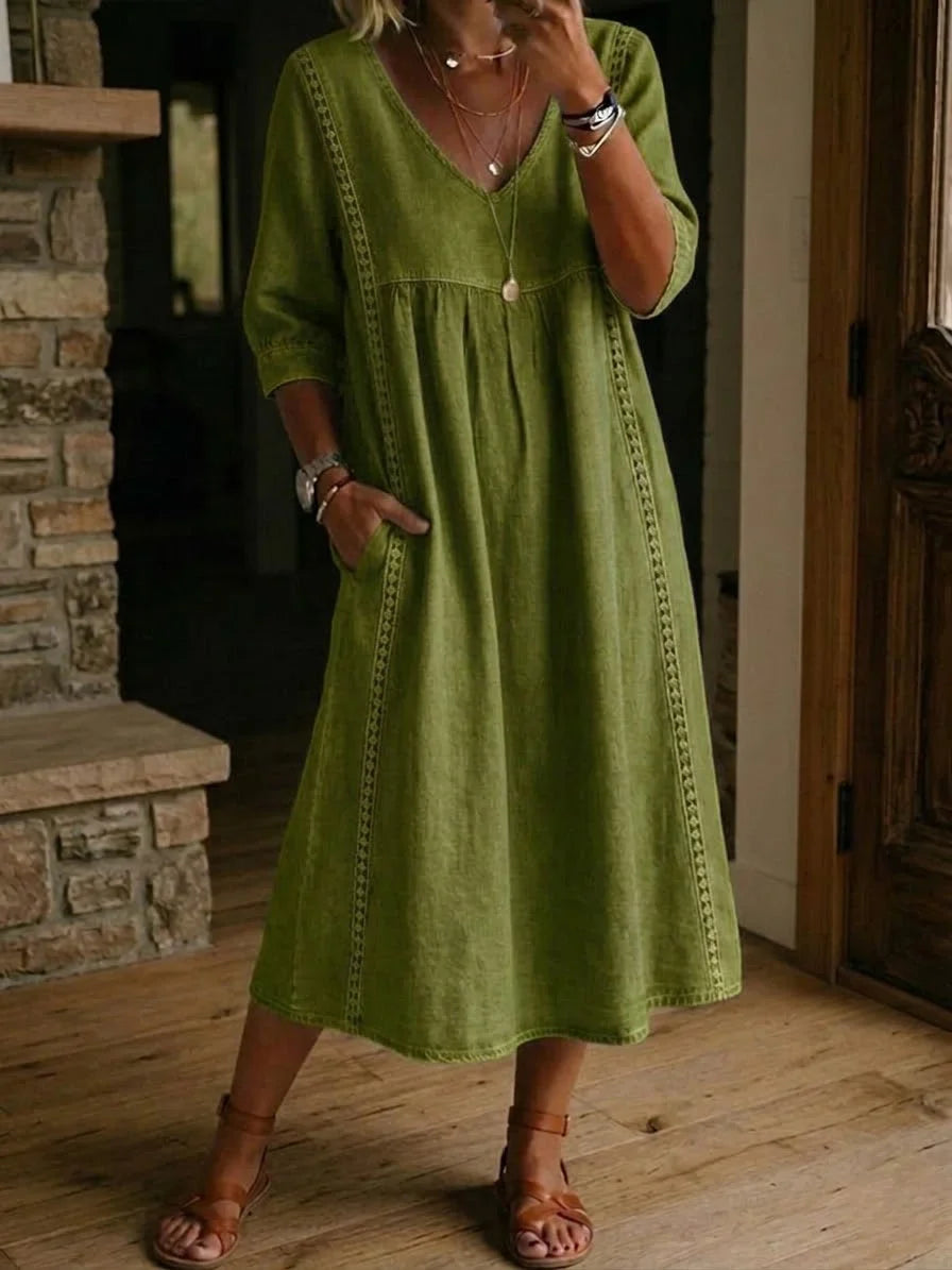 Brīvi krītoša kleita visiem gadījumiem