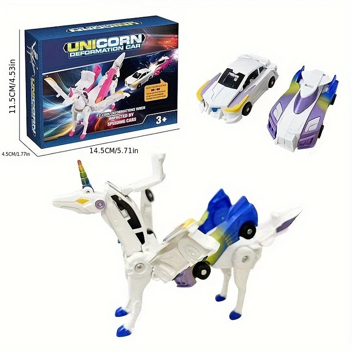 Transformer 2 in 1: dinozaurs un sacīkšu auto bērniem