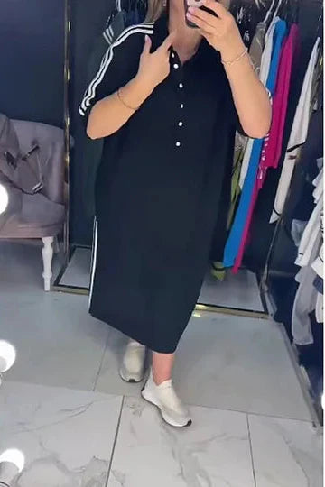 Brīva t-krekla tipa kleita