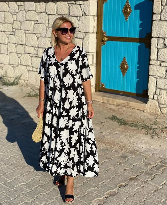 Ikdienas ziedu kleita