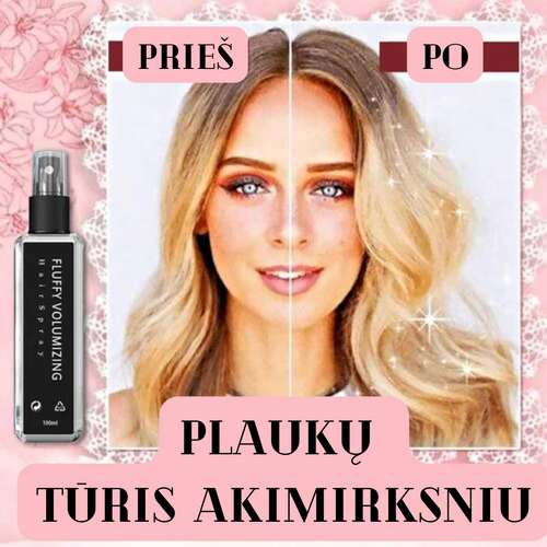 Natūralus plaukų tankinimo purškalas su augaliniais baltymais
