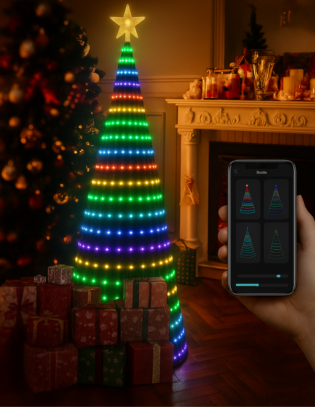 🎄Pārdošana - 50% atlaide🎁Smart LED Ziemassvētku lampiņas