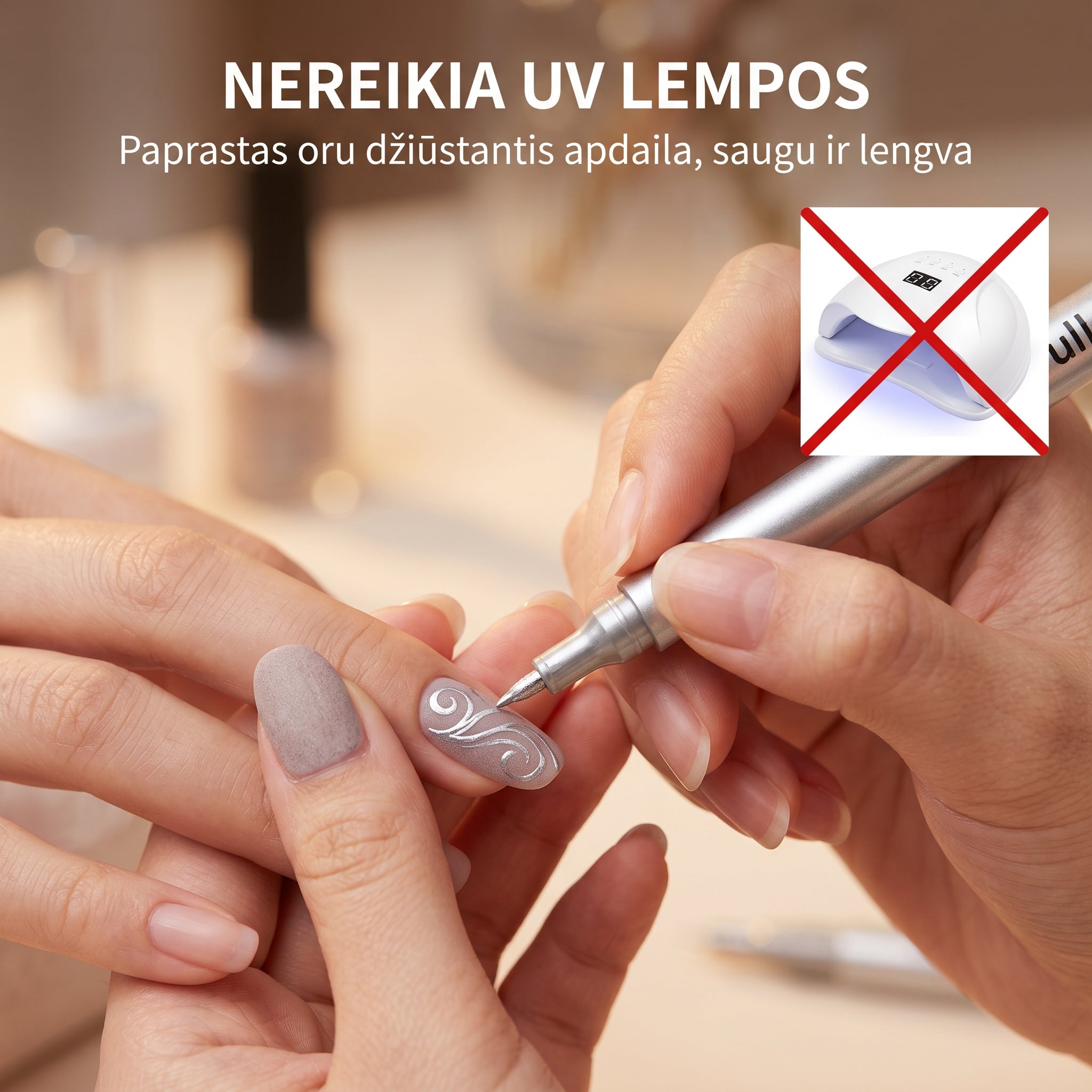 Divpusējs nagu dizaina marķieru komplekts
