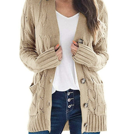 Sieviešu rudens džemperis ar midi rakstu