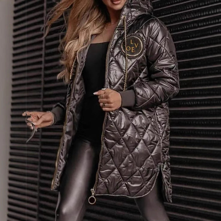 Stilīga jaka ar kapuci