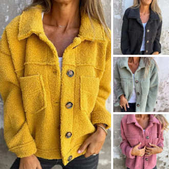 Moderns silts džemperis ar pogām