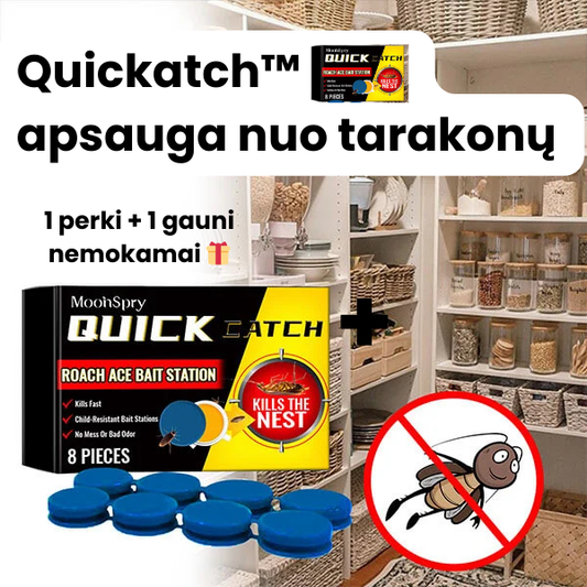 Quickatch™ aizsardzība pret prusakiem