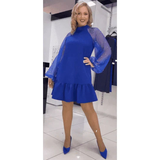 Eleganta kleita ar lentīti aizmugurē