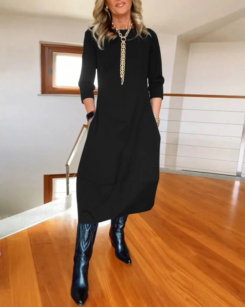 Eleganta ikdienas kleita