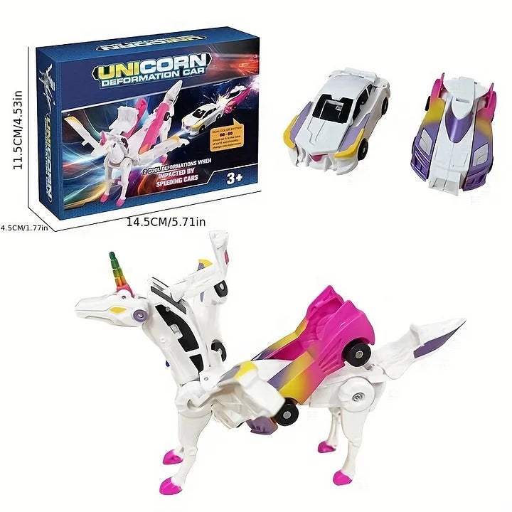 Transformer 2 in 1: dinozaurs un sacīkšu auto bērniem