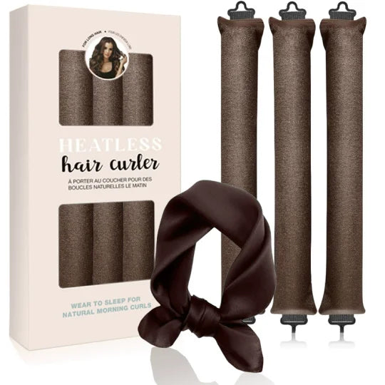 Satinēta matu lokņu komplekts