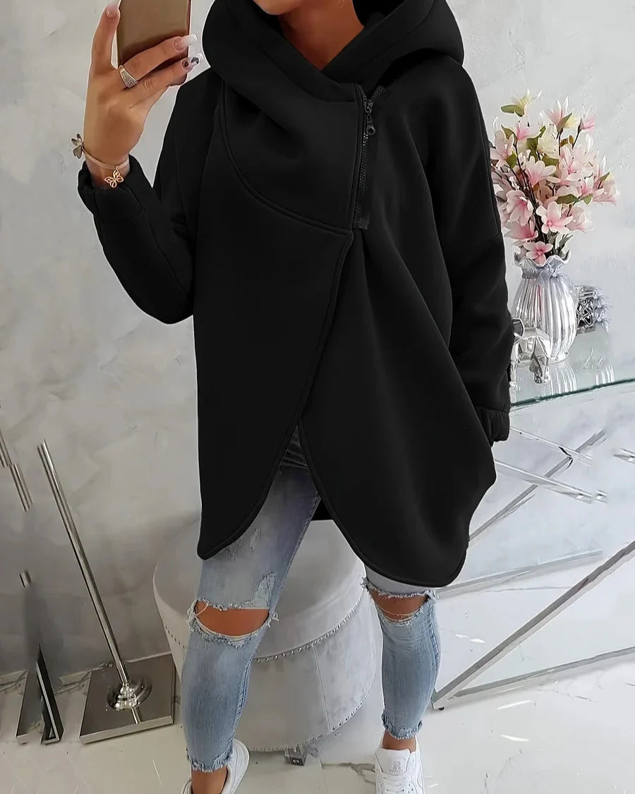 Rudens džemperis ar kapuci