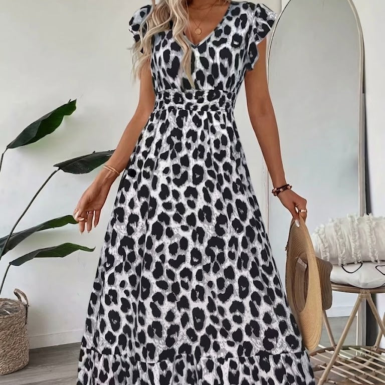 Gara kleita ar krokojumu