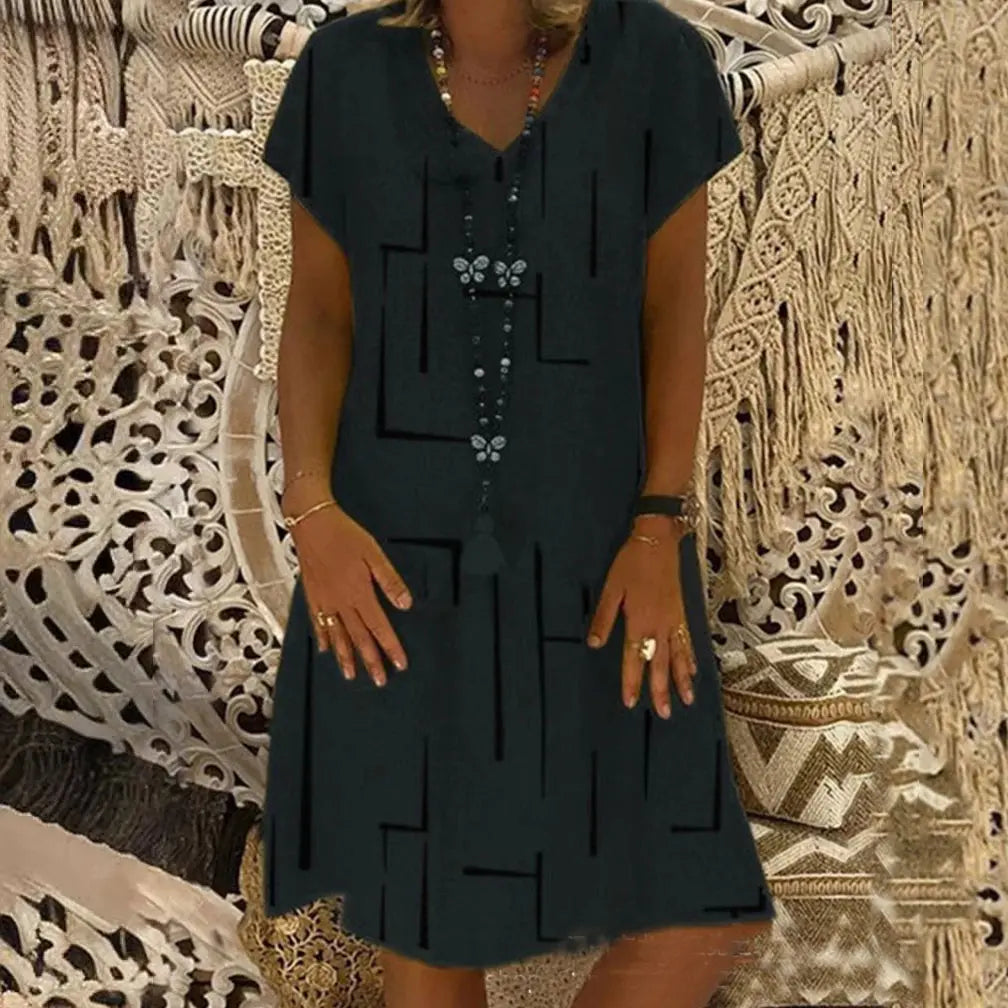 Ērta kokvilnas kleita