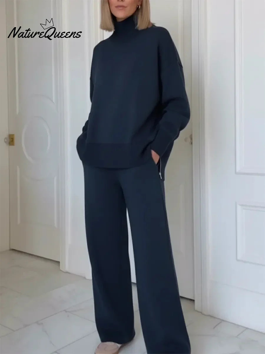 Divdaļīgs komplekts ar stāvapkakli