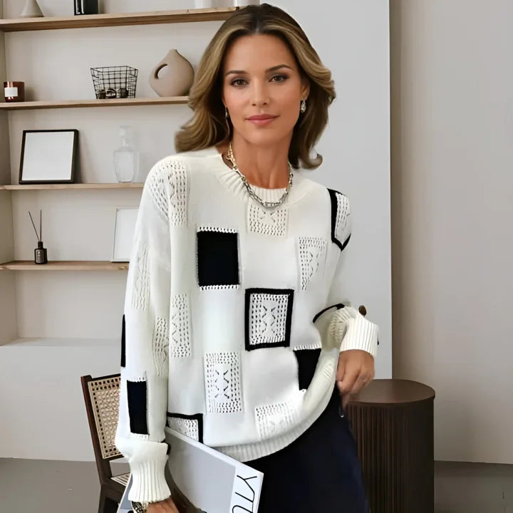 Stilīgs silts džemperis sievietēm