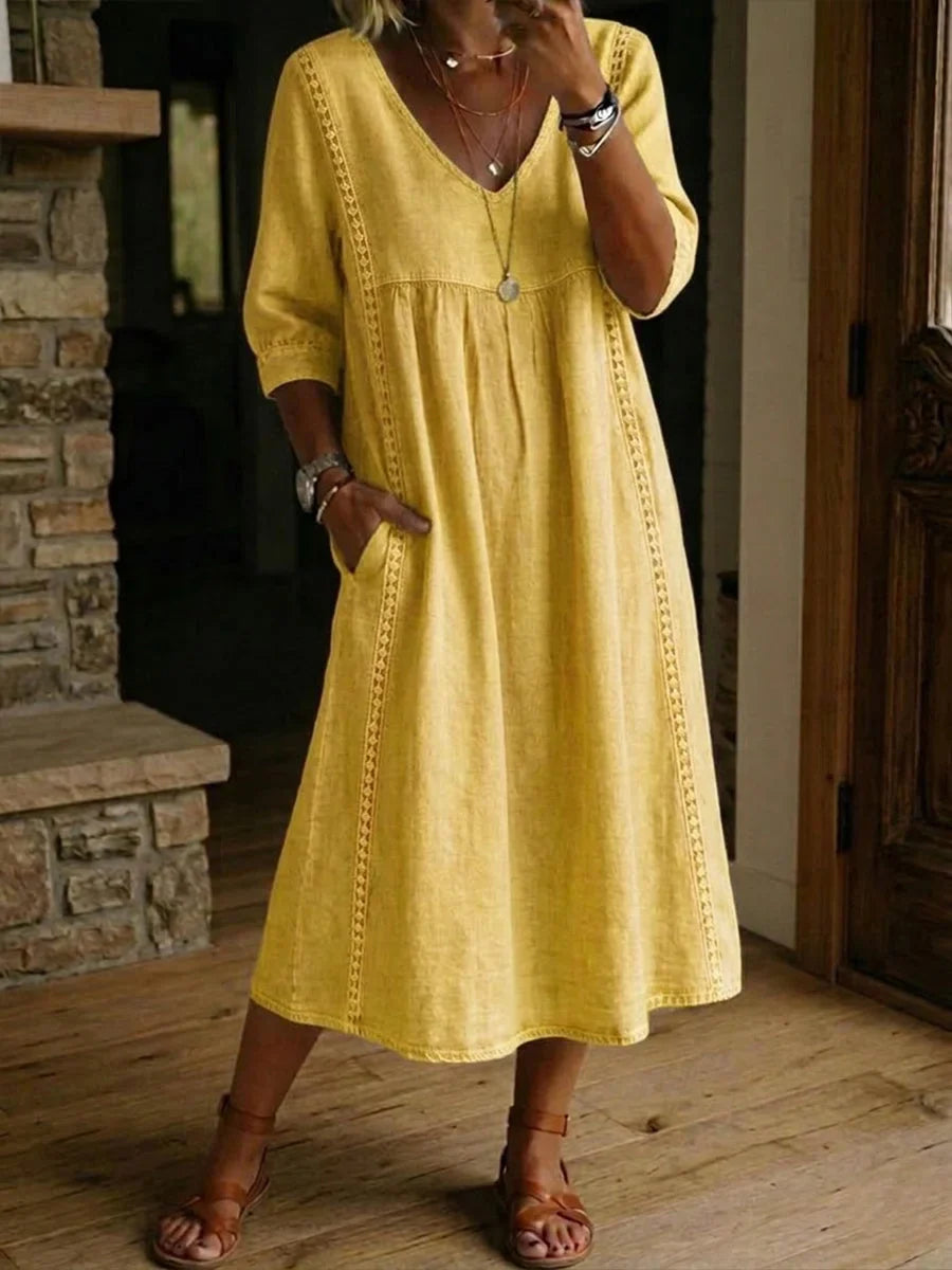 Brīvi krītoša kleita visiem gadījumiem