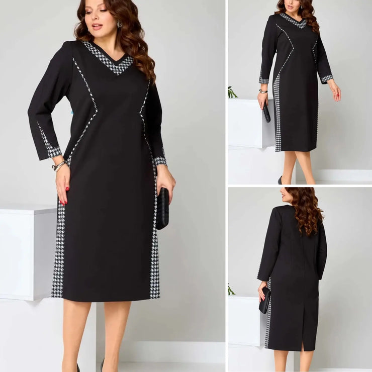 Melna eleganta kleita sievietēm