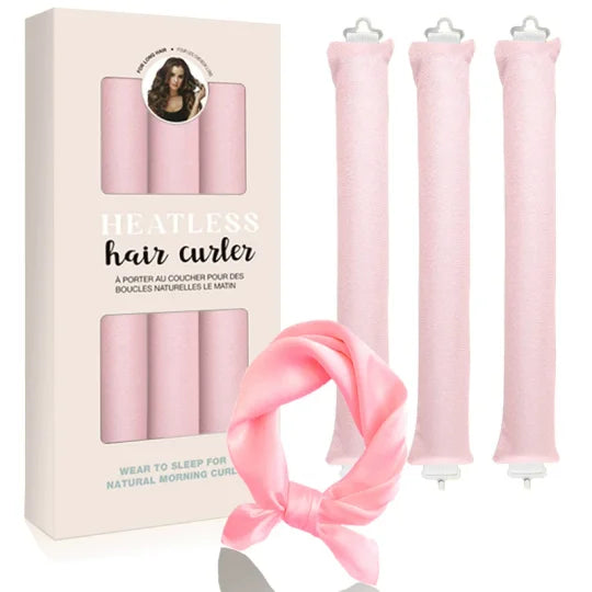 Satinēta matu lokņu komplekts