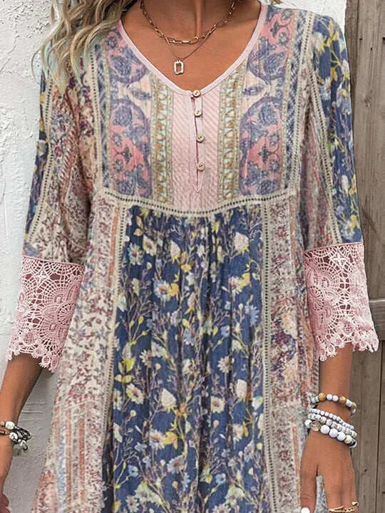 Eleganta boho kleita